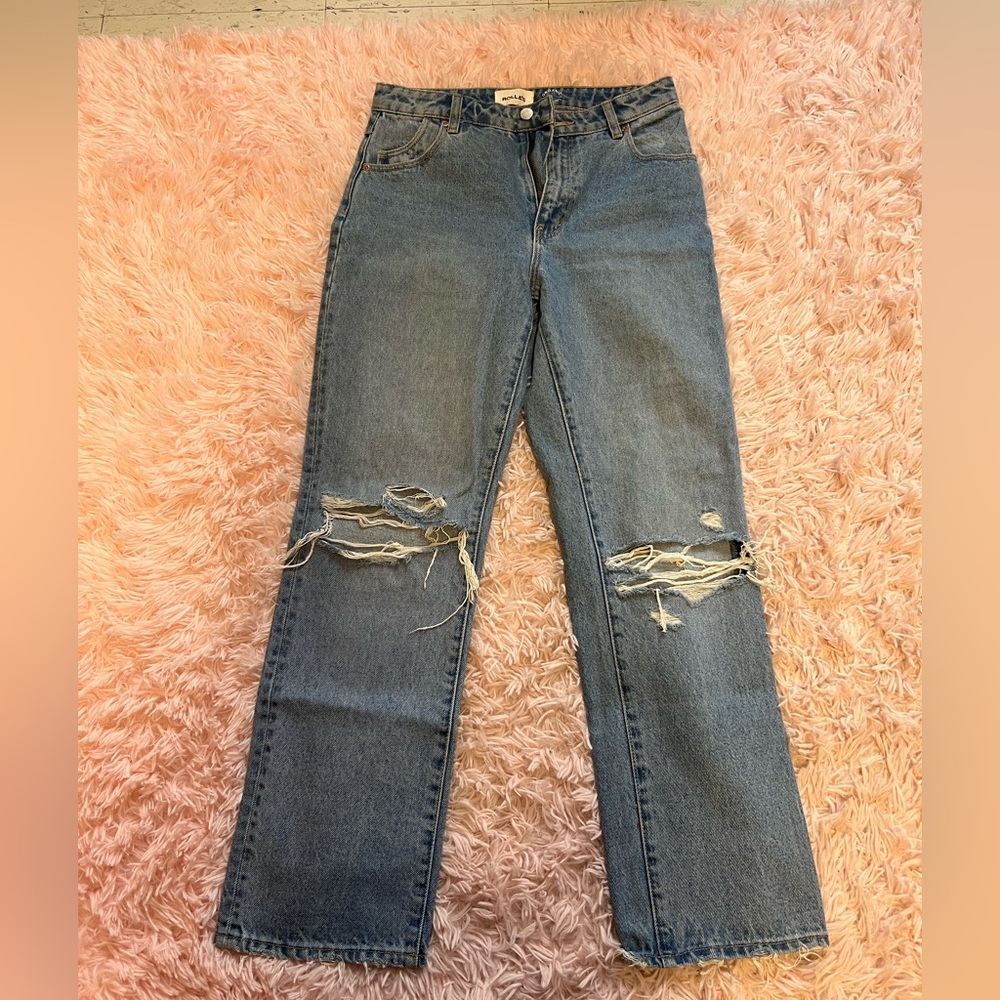 SUPER CUTE ROLLAS JEANS SIZE 28 NO FLAWS